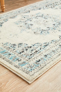 Rug Culture Century Medium Multi-coloured Rug 300X80CM - CEN-922-WHT-300X80 hero image