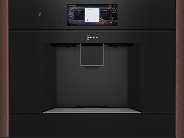 Neff Machine NEFF N90 Built-In Fully Automatic Coffee Machine Brushed Bronze ...