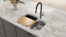 Oliveri MO71U Monet 1 and 1/2 Bowl Undermount Sink hero image