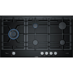 Bosch Series 8 Accentline 90cm Gas Cooktop Ceramic Glass Black PRS9A6L70A hero image