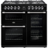 Belling Cookcentre 90cm Duel Fuel Black Freestanding Oven BCC900DFB image NaN
