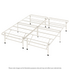 Zinus Double Smart Base Folding Bed Frame Beige AU-SBBK-14BG-D image NaN