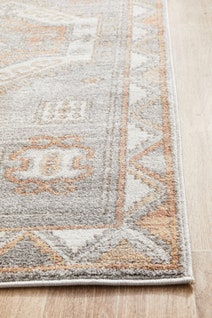 Rug Culture Mayfair Medium Grey & Peach Rug 300X80CM - MAY-CAT-GRY-300X80 hero image