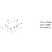 Artusi 60cm 4 Zone Plug-In Induction Cooktop CAID4PG hero image