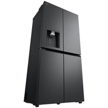 LG 506L French Door Fridge with Slim In-Door Ice and Water Dispenser Matte Black GF-L500MBL hero image
