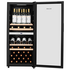 LeCavist 105 Bottle Dual Zone Wine Cabinet Black LEK1052ZPV image NaN