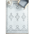 Rug Culture Casablanca Small White & Silver Rug 170X120CM - CBA-TEM-WHT-170X120 image NaN