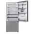 Haier 431L Bottom Mount Refrigerator with Non-Plumbed Water Dispenser Satina Silver HRF420BHS image NaN