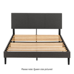 Zinus Queen Cambril Bed Frame Fabric Bed Base Upholstered Dark Grey AU-FPPBC1-38Q hero image