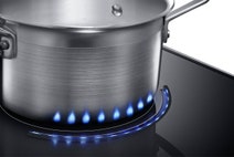 Samsung NZ84J9770EKSA Induction Cooktop hero image