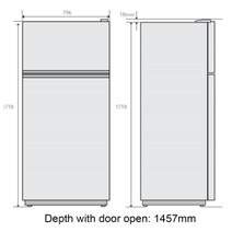 Kelvinator 503L Top Mount Frost Free Fridge White KTM5402WC-R hero image