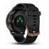 Garmin 010-01850-16 Vivomove HR Sport Rose Gold Black Sm/Med Hybrid Smartwatch image NaN