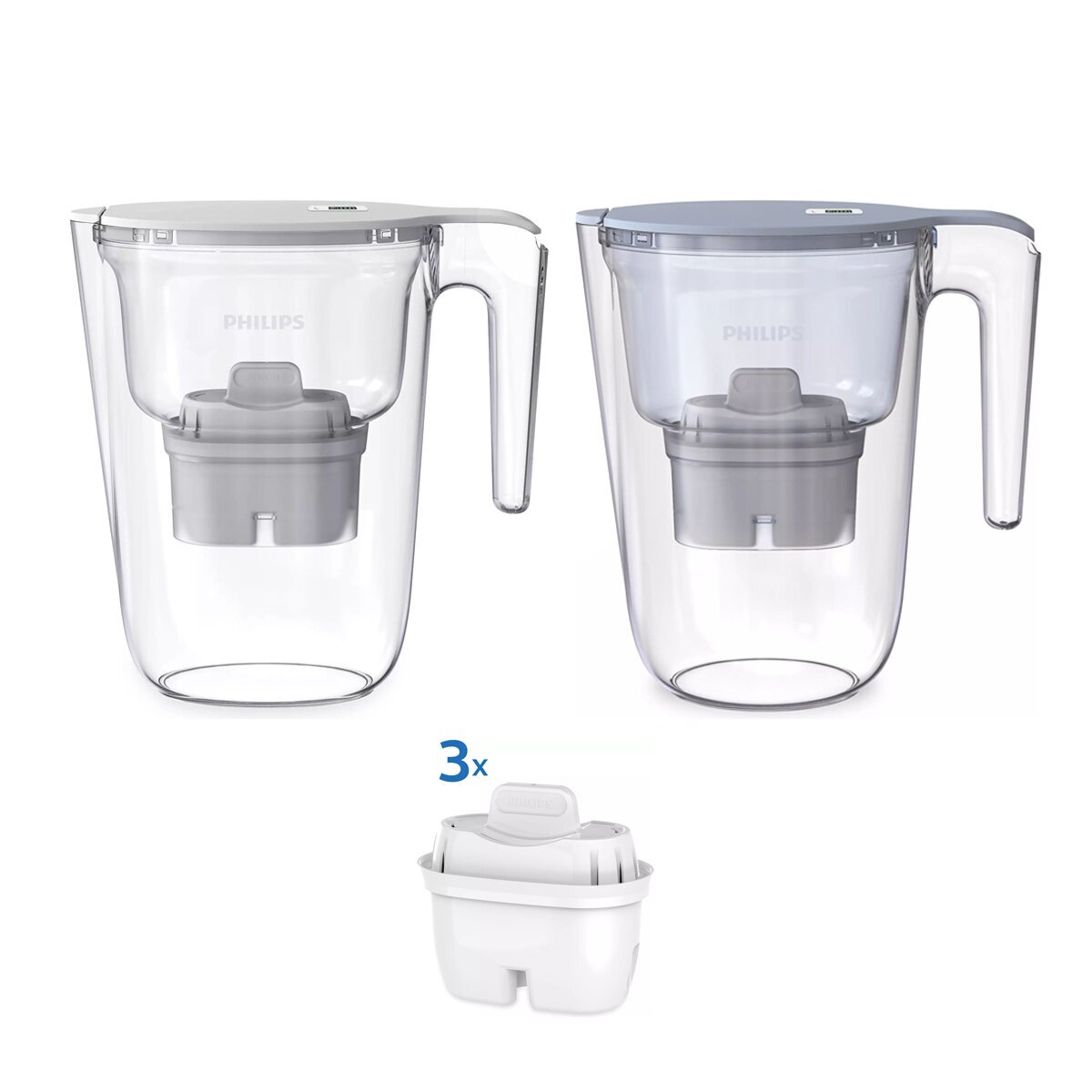 Philips Filtered Pitcher Pack with 3 Replacement Filters AWP2937PK hero image