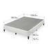 Zinus Keenan Double Fabric White Ensemble Bed Base AU-BSLB-D image NaN