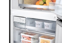 LG 420L Bottom Mount Fridge Matte Black GB-455MBL hero image