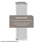 Liebherr Peak Series 213L Integrated Upright Freezer with NoFrost Right Hinge SIFNH5188RH hero image