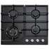 Euro Appliances 60cm Black Tempered Glass Gas Cooktop ECT600GBK2 image NaN