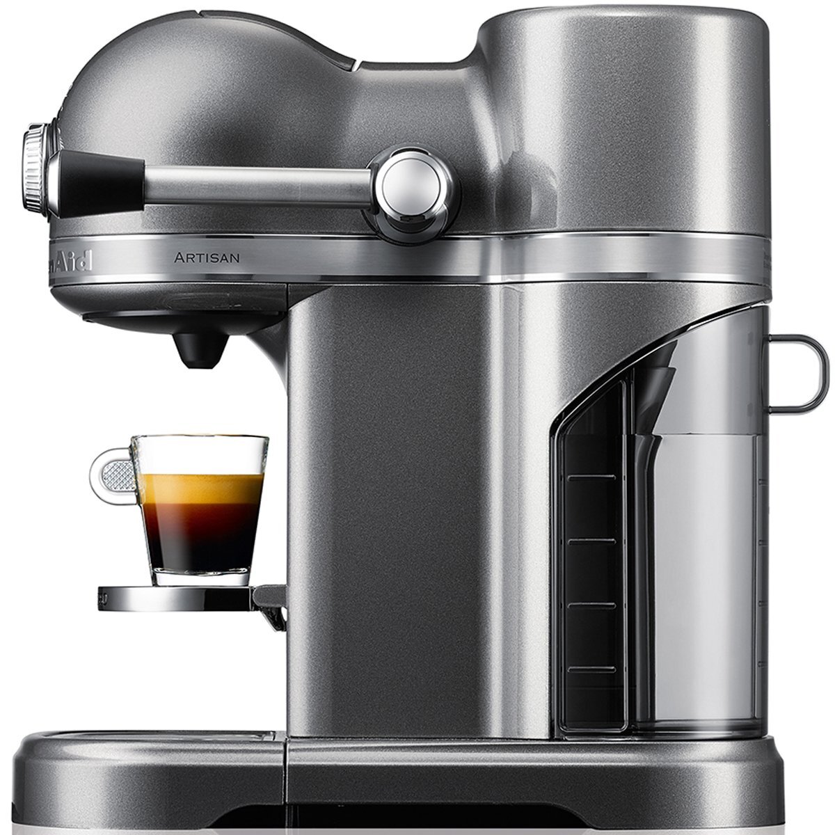 KitchenAid 5KES0504AMS Nespresso Coffee Machine Medallion Silver hero image