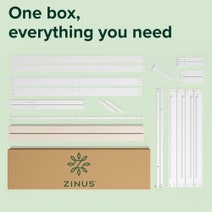 Zinus Robin Single Wood Bed Frame White AU-FPWNH1-14S hero image