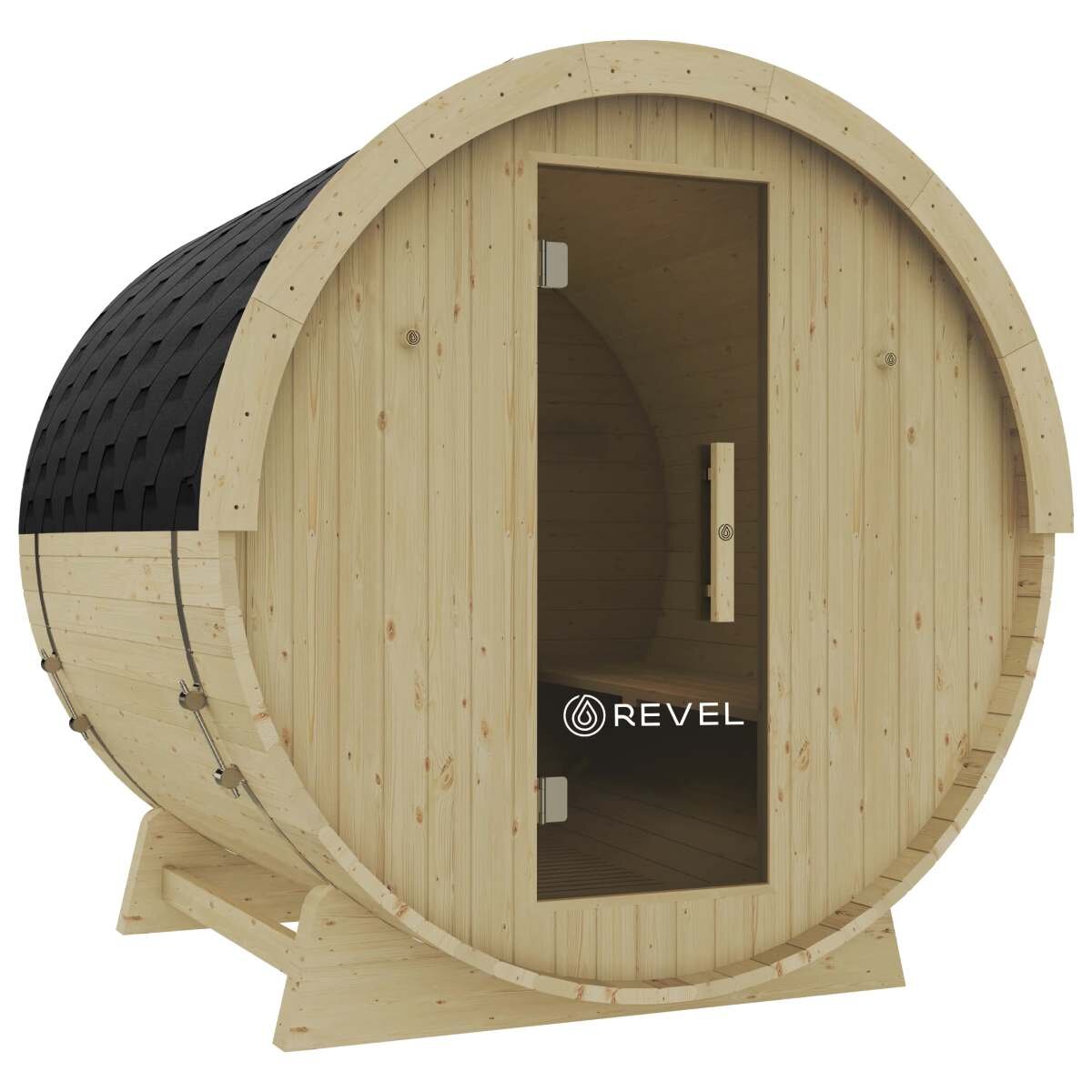 Revel Eden 6 Person Traditional Barrel Sauna R-BT-6P hero image
