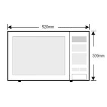 Sharp R890NW Midsize Convection Microwave 900W hero image