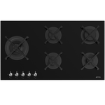 Smeg Classic 90cm Gas on Tempered Glass Cooktop PV395LNAU hero image