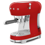 Smeg 50s Style Espresso Coffee Machine Red ECF02RDAU hero image