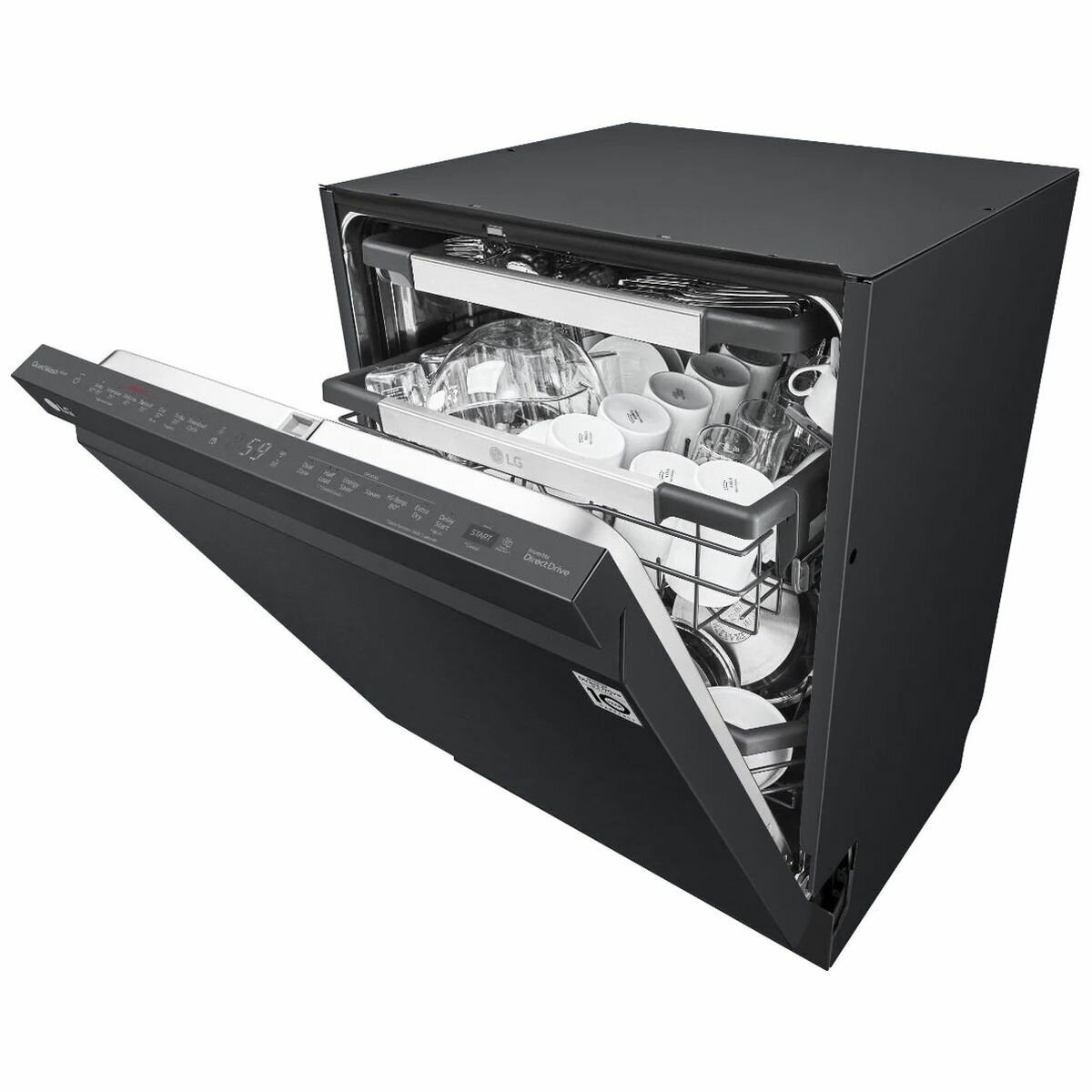 Lg dishwasher matte black shop
