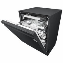 LG 60cm 15 Place QuadWash Built Under Dishwasher Matte Black with TrueSteam XD3A25UMB hero image