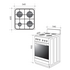 Artusi 54cm Dual Fuel Freestanding Oven/Stove AFGE5440W image NaN
