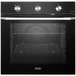 Delonghi 60cm 9 Function Built In Premium Oven Black Glass NSM7NL hero image