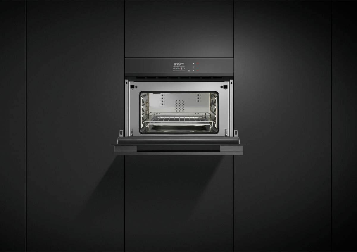 Fisher & Paykel Series 9 60cm Minimal Compact Combi-Microwave Oven OM60NDBB1 hero image