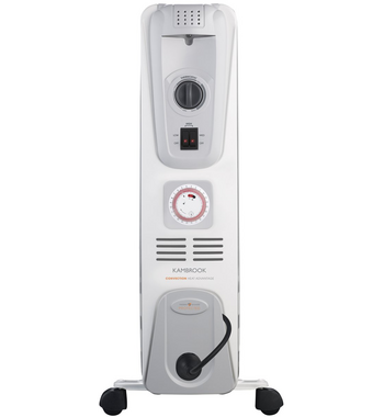 Kambrook 11 Fin Oil Column Heater KOH111WHT | Appliances Online