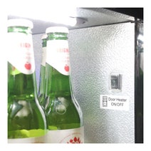 Schmick 118L Black Bar Fridge with Heated Glass and Triple Glazing SK118R-B hero image