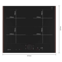 NEFF 60cm N 90 Flex Induction Cooktop with Flex Design Deep Black T66YYY4C0H-DB hero image