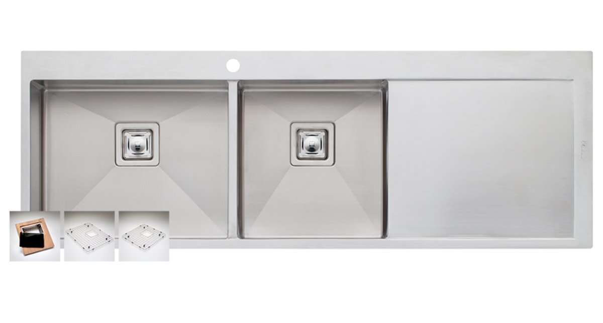 Oliveri PR1111 Professional Series 1 and 3/4 Bowl Right Hand Drainer Topmount Sink hero image