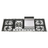 ILVE HP125FDT 120cm Flushline Natural Gas Cooktop with Tepanyaki Plate image NaN