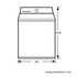 Simpson 9kg Top Load Washing Machine SWT9043 image NaN