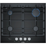 Bosch 60cm Series 8 Gas Ceramic Glass Cooktop Black PRP6A6B70A hero image