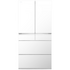 Hitachi 670L Multi Drawer French Door Refrigerator Crystal White Glass R-GW670TAXW image NaN