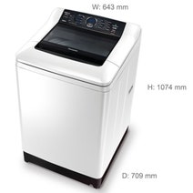 Panasonic NA-FS95A1WAU 9.5kg Top Load Washing Machine hero image
