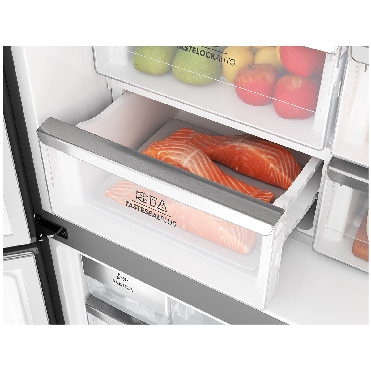Electrolux 562L UltimateTaste 700 French Door Refrigerator Black EQE5607BA hero image
