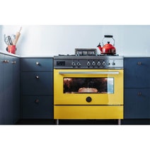 Bertazzoni 90cm Professional Yellow Dual Fuel Freestanding Oven PRO96L1EGIT hero image