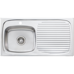Oliveri UF01 Ultraform Single Bowl Right Hand Drainer Topmount Sink hero image