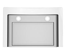 Trinity 75cm Curved Glass Stainless Steel Canopy Rangehood TR50275 hero image
