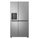 LG 625L Side by Side Refrigerator with Non-Plumbed Ice and Water Stainless Steel GS-N599PL hero image