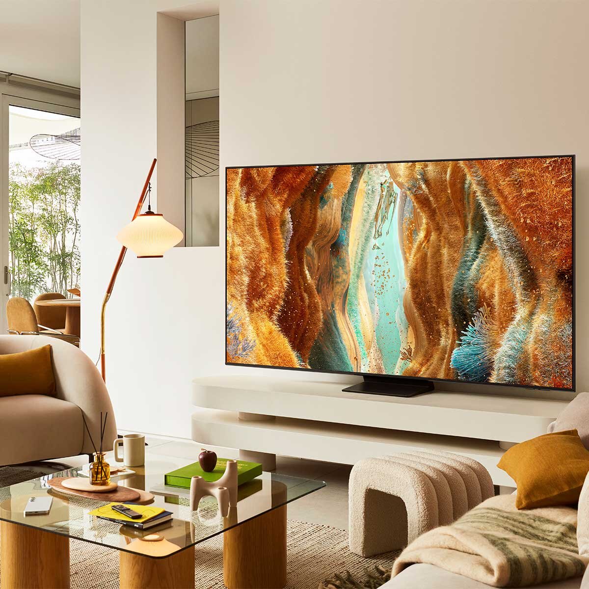 Samsung 55 Inch QN70F NeoQLED 4K MiniLED Smart AI TV QA55QN70FAWXXY [2025] hero image