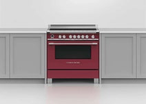 Fisher & Paykel 90cm Series 9 Classic Freestanding Induction Pyrolytic Oven Red OR90SCI6R1 hero image
