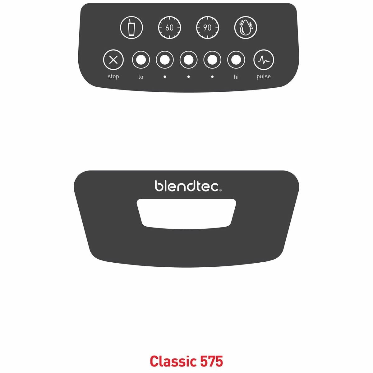 Blendtec Classic 575 Blender with BPA-Free WildSide+ Jar Slate Grey C575B3514A hero image