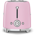 Smeg 50s Retro Style 2 Slice Toaster Pink TSF01PKAU image NaN